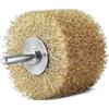 S&R Spazzola per Trapano Metallica per Pulire Lucidare Ruggine Legno Metalo Ferro - Codolo 8 mm