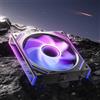 AsiaHorse Dawn Pro RGB Ventola per pc, 120 mm, reverse, daisy chain, Infinity Mirror, HDB, 71 CFM, 1850 r/min, 2,6 mm H2O, cavo PWN 4 poli e cavo ARGB 5V 3 poli, per Asus Aura, ASRock, Gb, MSI