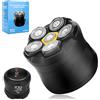 Anluomania Rasoio Testa Calva Uomo 6D, Rasoio Elettrico Testa Calva 2 Modalità, rasoio Elettrico Barba Cordless, rasoio Capelli Uomo, Impermeabile IPX7 con rasoio Testa Magnetiche, con Display LED