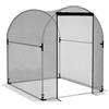 Outsunny Rete di protezione dagli insetti, 1,2 x 1,5 m, per giardino, balcone, HDPE, colore: nero