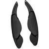 Generic Estensione leva cambio al volante for Jaguar for E-PACE for F-PACE for F-TYPE for XE for XF for XJ, for accessori in alluminio CNC 2014-2024(Black)