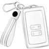 OFF WE GO Cover Chiave Custodia Chiave per Renault Captur Dacia Duster Kadjar Sandero | Guscio Chiavi per Clio Jogger Austral Espace 5 Talisman Megane Zoe Arkana Coprichiave Macchina Telecomando Auto Portachiavi