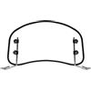evomosa Parabrezza scooter 49CC 50CC 125CC Parabrezza moto Parabrezza universale paravento Spoiler parabrezza Deflettore aria (Trasparente)