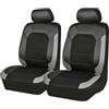 TYGCP Auto Set Coprisedili per Nissan Note 2007-2023,Anteriori e Posteriori Antiscivolo Traspirante Comfort Set Copri-Sedile Protezioni Accessori,Grey1-2seats