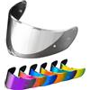 PSLER Visiera per Casco per LS2 FF801 FF397 VECTOR FT2,Visiera Colorata Accessori per Sedici Strada 2 Strada 3,Casco da Moto Ricambio(Argento Trasparente)