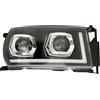 Generico Faro Proiettore Faro Fanale Anteriore Destro H4 Luce Destro Cabina Compatibile con Scania P G R S R420 R500 R520 24V
