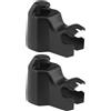 VGOL 2 PZ Auto Parabrezza Posteriore Braccio Del Tergicristallo Copertura Cap 3A0955435 Compatibile con Transporter T4 Automotive Wiper Parts Plastica Nero