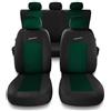 Mossa Coprisedili compatibili con Renault Modus (2004-2012) - fodere sedili auto - set coprisedili auto universali - S-GR