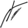 HWBZDPZQD Set spazzole tergicristallo anteriori e posteriori, for Opel, for Mokka A, 2012-2020, spazzole for parabrezza e finestrini antipioggia, 26+14+10