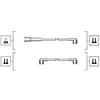 MAGNETI MARELLI 941319170040 Kit cavi candele Compatibilità con SKODA FAVORIT 781 FAVORIT Pick-up 787 FAVORIT Forman 785