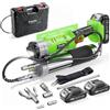 TaskStar 2026 Ingrassatore a Batteria 12000PSI, Kit Pistola Grasso con 2 Batterie, Tubo Flessibile da 120cm, 3 Testina Ingrassatore, Adattatore a 90°, per Il Fai da Te, l'industria e l'agricoltura