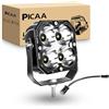 PICAA Barra LED Luce Lavoro con Connettore DT, 4 Pollici 30W 3000LM Fascio Spot, Fari Supplementari Fendinebbia Impermeabili 12V 24V per Auto SUV Pickup ATV UTV Camion Trattore Rimorchio Barca
