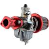 HTUHBCX Carburatori Per Predator 212cc 196cc Per CT200U KT196 GX160 GX200 6.5hp VM22 Go Kart Bike Carburatore Clone Motore Filtro Aria Carburatore Motore(RED SET)