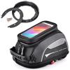 ZHANGZHENGYAO Borsa da viaggio per moto Per VOGE Per Valico 525DSX 900DSX 625DSX 525 DSX 900 625 Moto Serbatoio Bagagli Anello Bloccaggio Rapido Zaino Flangia Impermeabile(With phone bag)