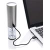 Cavatappi elettrico Vinotek nero ricaricabile USB con LED luminoso Personalizzate o neutre