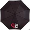 Ombrello tascabile COVER automatico Ø96cm, struttura metallo, nero Personalizzate o neutre