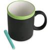 Tazza lavagna ceramica 300 ml con gessetto incluso colore Personalizzate o neutre