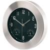 Orologio da parete JUPITER in alluminio, Ø25cm, igro-termometro Personalizzate o neutre