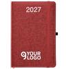 Agenda Settimanale 2027 R-PET Rigida 15x21cm con Elastico Personalizzate o neutre