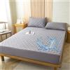 Odot Trapuntati Lenzuola Coprimaterasso con Angoli - Tinta Unita Impermeabile Extra Profondo Morbido Elastica Proteggi Coprimaterasso per Letto Singolo Matrimoniale King (Grigio,180x220+28cm)
