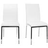 Miliboo - Gruppo di 2 sedie Design Poliuretano Bianco SIMEA