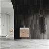 Kiamami Valentina - Mobile lavabo bagno 60cm 2 cassetti rovere oro cannettato Cortina