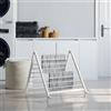 Generico Stendibiancheria Vasca da Bagno Estensibile 53-90 cm Alluminio,Cestelli di Asciugatura