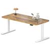 MAIDeSITe - Scrivania regolabile in altezza 160x80cm - Scrivania elettrica regolabile in altezza a 3 livelli con 2 motori energeticamente efficienti - Posti di lavoro stabili e silenziosi, capacità di