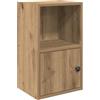 vidaXL Boekenkast 31x24x52 cm bewerkt hout artisanaal eikenkleurig
