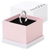 PANDORA Anello brillante Moments Shooting Stars in argento Sterling con zirconia cubica trasparente, 50