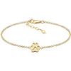 Elli Bracciale Donne Zampe Ciondolo di Base in Argento Sterlino 925