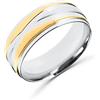 Anellissimo Anello mista dorata uomo donna acciaio 316L - 32