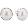 Traveller Orecchini a clip - Perla 20 mm bianco - placcati platino - 194297