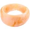 WOWORAMA Bracciale in resina acrilica per le donne largo grosso braccialetto acetato screziato braccialetti irregolare geometrico plastica braccialetto, Misura unica, Acrilico, Nessuna pietra preziosa