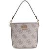 GUESS borsa a tracolla Karnilla Logo Bucket Dark Taupe Logo grigio talpa