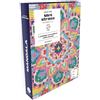 MARABOUT Mon kit Mini strass Mandala: Coffret avec 4000 strass multicolores, 1 tableau encollé format A5, 1 stylet pour placer les strass, 1 bloc de cire pour les attraper, 1 petit plateau: 31628