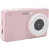 Omquot Alta Definizione 2,8 Pollici Schermo Autofocus Fotocamera con Luce di Riempimento per Diverse Condizioni Di Luce (Rosa)