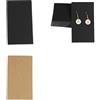DUBTEDHOU Espositori per orecchini, Etichette for gioielli 400 pezzi 5x9 cm in carta multicolore for prezzi(Kraft)