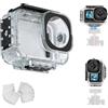 REYGEAK Custodia Impermeabile per DJI Osmo Action 6, Scatola Protettiva Subacquea 60M/196FT con Doppio Magnete, Vetro Temperato, per Immersioni, Sci e Sport Acquatici