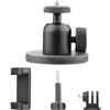 Nucelit Supporto di montaggio con 1 / 4 Adattatore Clip Del Telefono per Action 5 Supporto Del Basamento di Montaggio Accessori Accessori per Fotocamera Azione