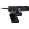 Kensington W1060 EQ 1080p Webcam a messa a fuoco fissa con microfoni stereo, correzione automatica della luce, plug and play USB per PC e Mac (K81171WW)