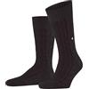 Burlington Twist of Tweed M So lana seta fantasia 1 paio, Calzini Uomo, Rosso Winetasting 8546, 40-46
