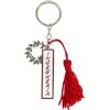 PuntoCasaStore 12 pz ciondolo zama smaltata laurea corona alloro tag INGEGNERIA 6 cm con portachiavi decorazione bomboniera segnaposto