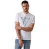 GUESS T-Shirt Manica Corta Triangle M5GI06I3Z14 Bianco L