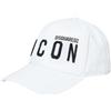 DSQUARED2 Cappello con Visiera D2 Icon Bianco per Uomo e Donna III