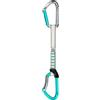 Climbing Technology QUICKDRAW SALTO SET NY 17cm, silver-aquamarinblue, (6pc per 1 card)