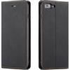 QLTYPRI Forwenw custodia a portafoglio in pelle vintage per iPhone iPhone 7 Plus 8 Plus