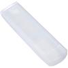Kalastussaari Custodia telecomando in silicone, copertura di controllo telecomando trasparente, protezione di controllo dei telecomandi, coperchio protettivo impermeabile da 18,5x5 cm per d'aria TV