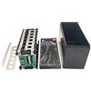 XBERSTAR Scatola di Stoccaggio per Batteria Li-Ion 3x7 18650, Supporto per Kit Fai da Te in Plastica Speciale, Nero (Nero)