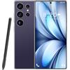 COTSRGT Smartphone S25 Ultra Sbloccati, 16 GB 1 TB, Fotocamera AI Da 72 MP 108 MP, 8000 MAh, Doppia SIM, 5G/4G, Android 14, Wi-Fi/GPS, Riconoscimento Facciale E Impronta Digitale,Purple-7.3 Inch